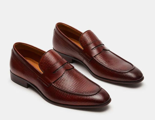 حذاء  رسمي  فاخر من الجلد الطبيعي الأصلي