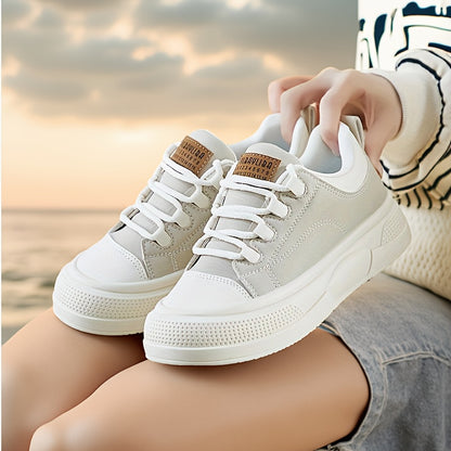 حذاء نسائي كاجوال من  بثلاثة ألوان، حذاء رياضي ، بنعل مريح غير قابل للانزلاق