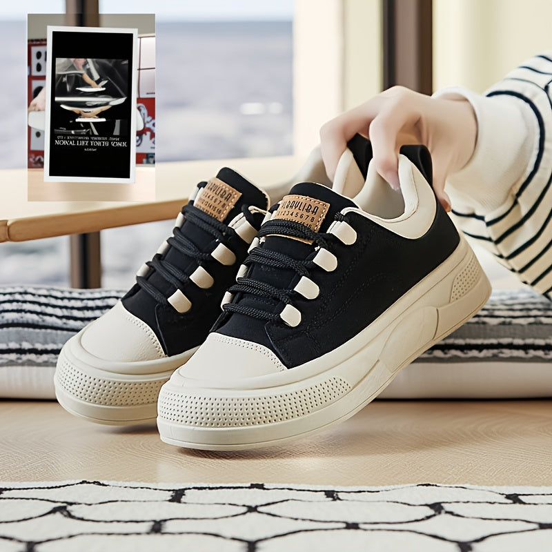 حذاء نسائي كاجوال من  بثلاثة ألوان، حذاء رياضي ، بنعل مريح غير قابل للانزلاق